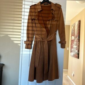 Elegant Brown Trench Coat